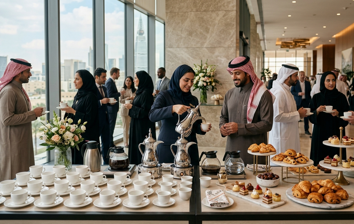 ماذا تشمل خدمة كوفي بريك للاجتماعات والفعاليات؟
