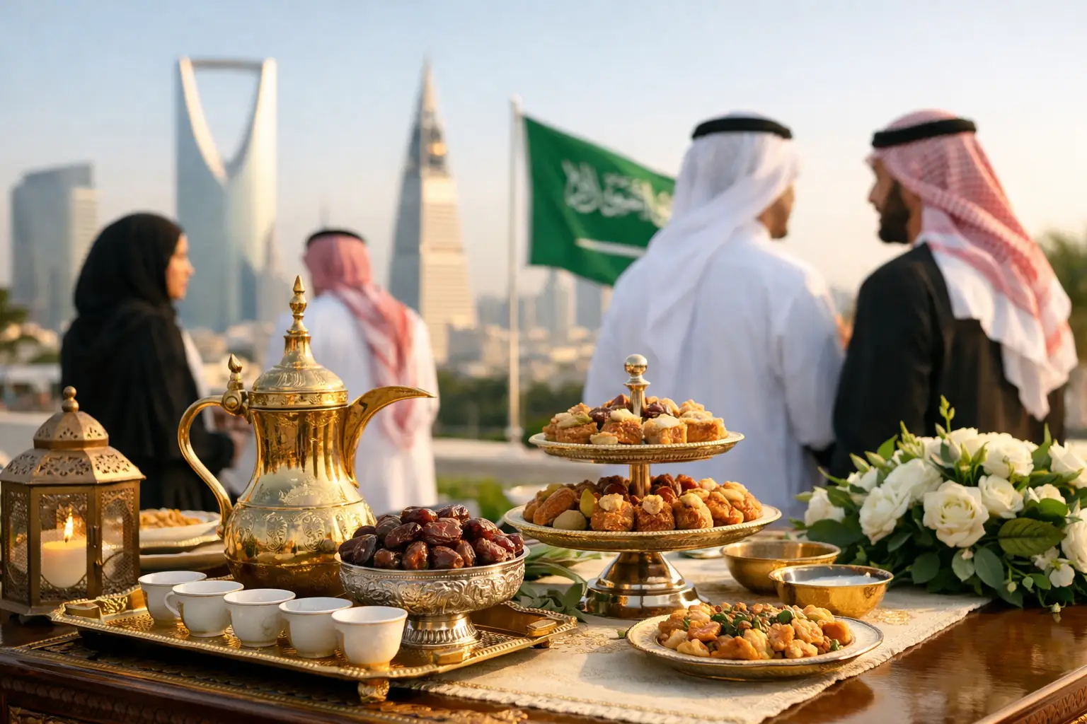 احتفالية اليوم الوطني السعودي بضيافة تليق بالمناسبة