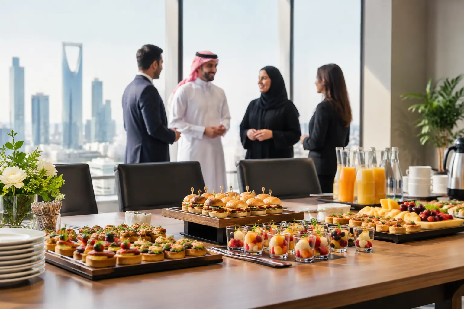 كاترينج شركات الرياض لاجتماعات تليق بمؤسستك