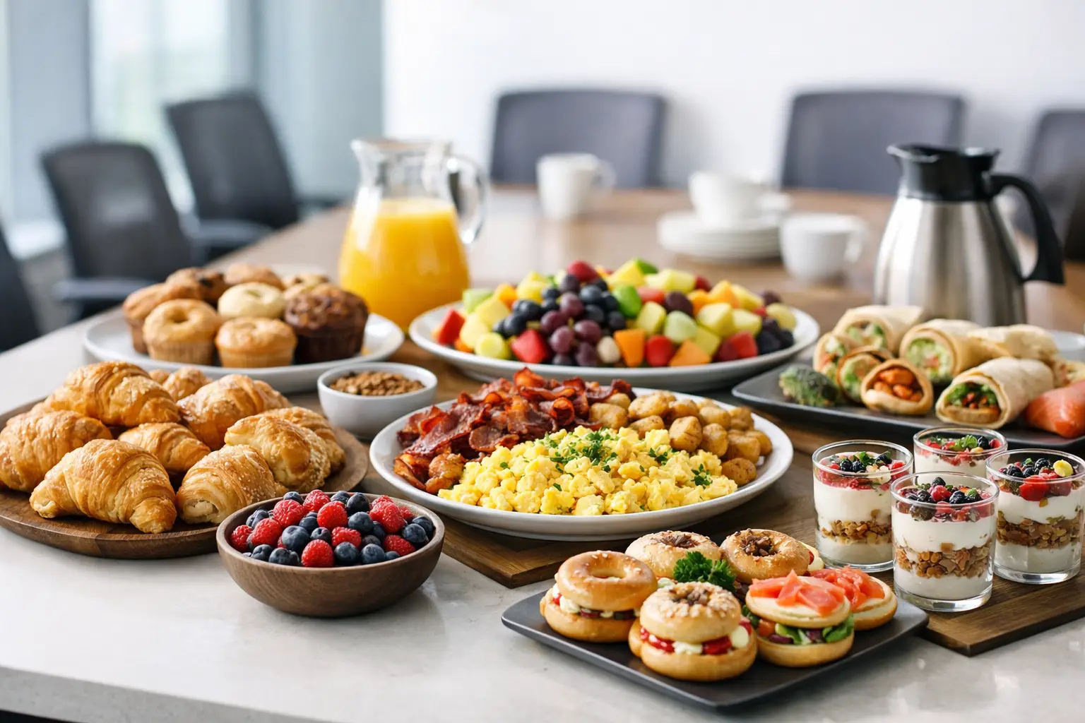15 Office Breakfast Catering Ideas That Impress