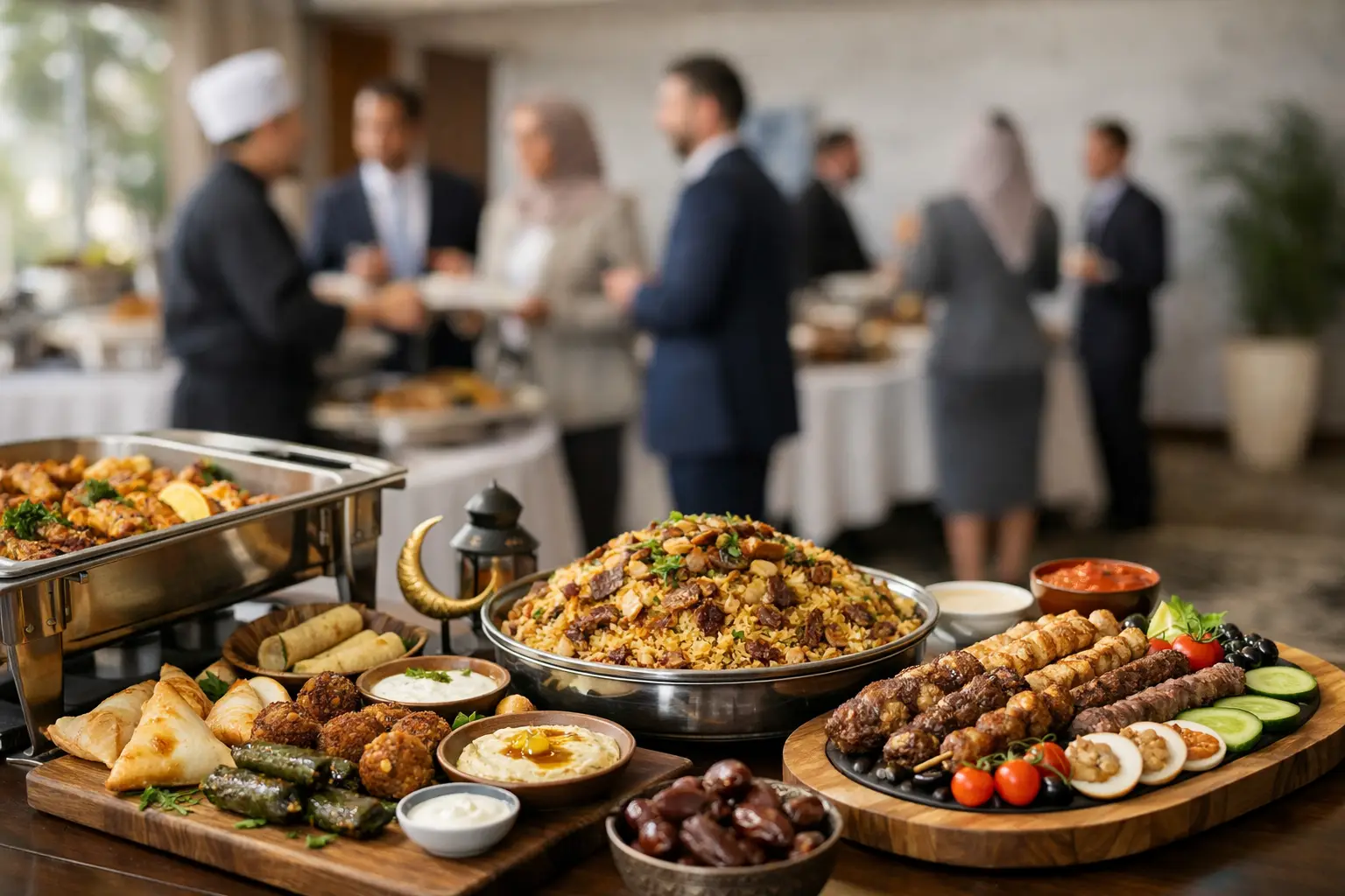 خدمات التموين الحلال للفعاليات المؤسسية